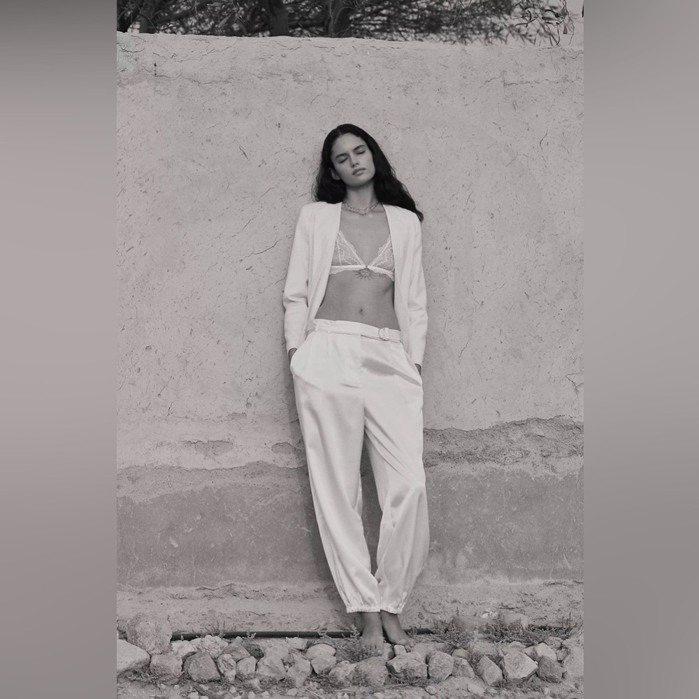 Anthropology Ivory Maeve Parachute Pants